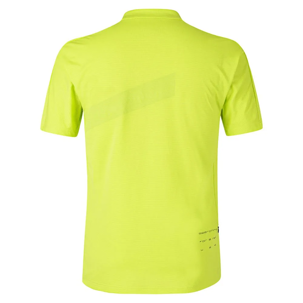 Montura Way Zip Kurzarm-t-shirt, Green lime