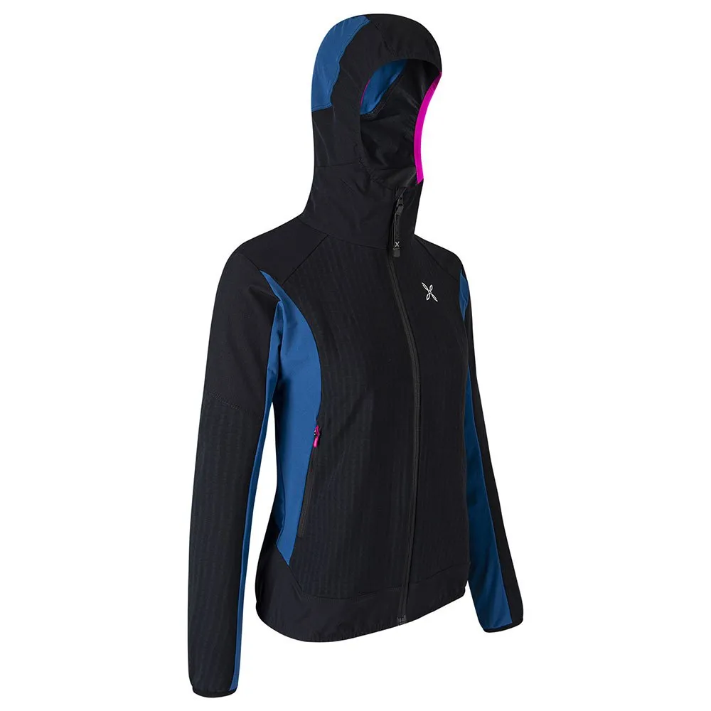 Montura Wind Revolution Softshelljacke, Black / deep blue Montura Wind Revolution Softshelljacke, Black / deep blue