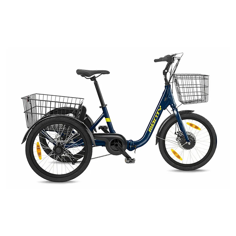 Monty Nuke 20 20´´ Sunrace Elektrofahrrad, Blue / yellow / blue, One Size, 321Wh