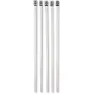 MooseRacing 304-0514 Kabelbinder, Silver, One Size