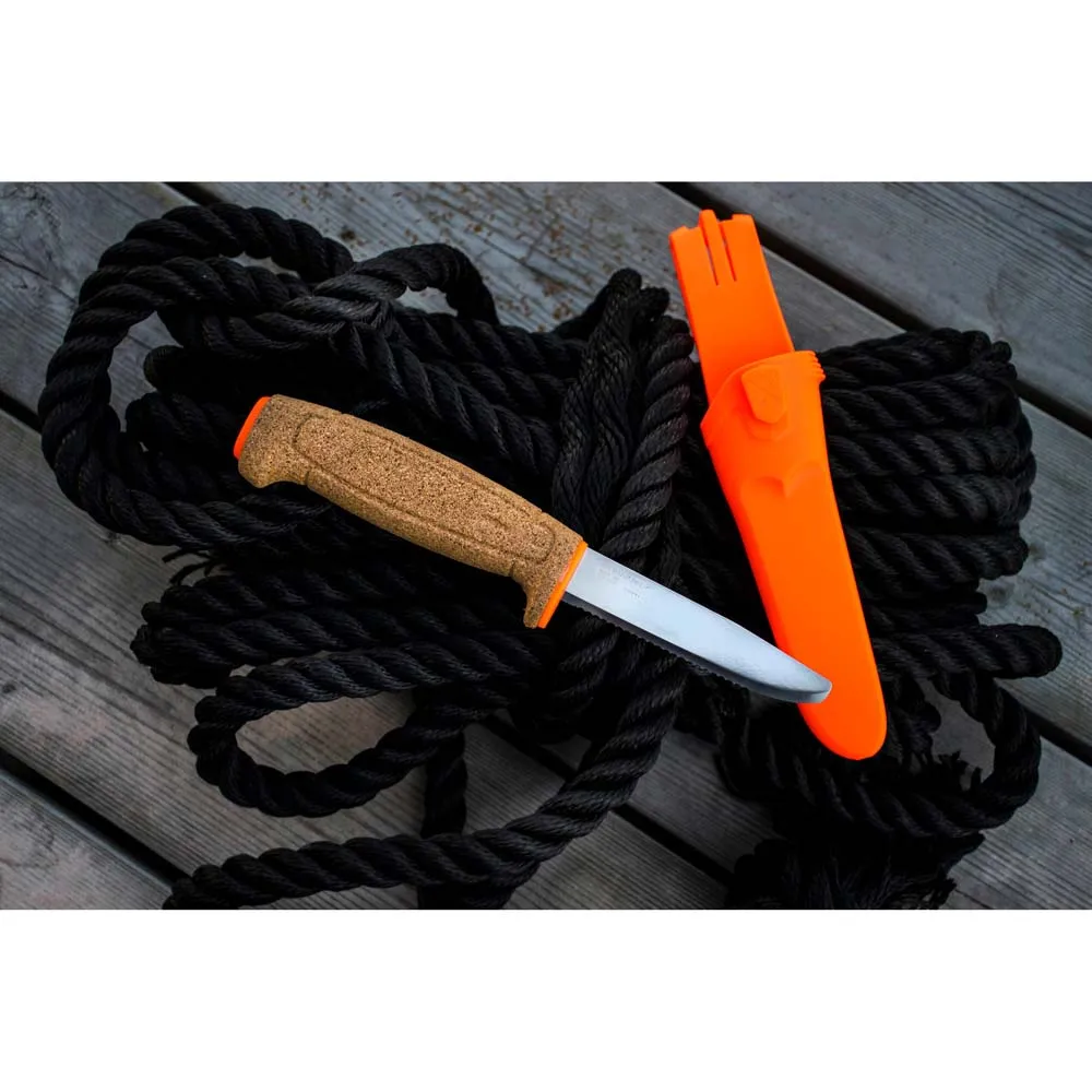 Morakniv Serrated Cork Messer, Orange, One Size Morakniv Serrated Cork Messer, Orange, One Size