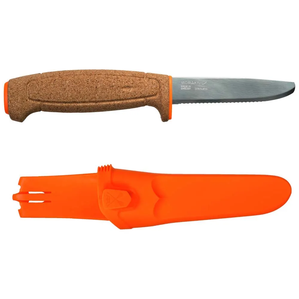 Morakniv Serrated Cork Messer, Orange, One Size Morakniv Serrated Cork Messer, Orange, One Size