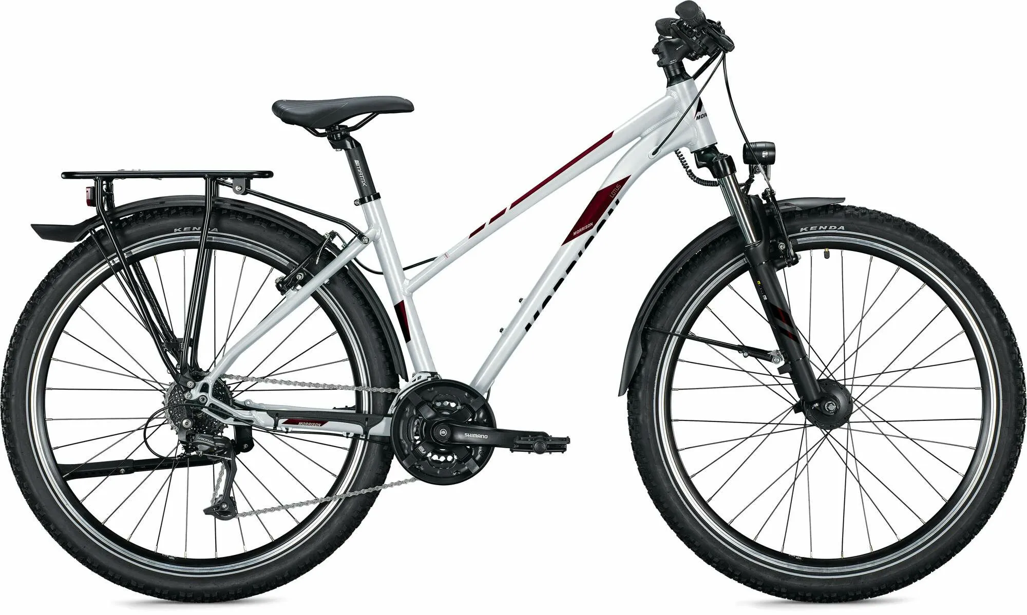Morrison LOTUS 27,5" grey/red , glossy 27,5" Trapez