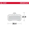 Moto-master 730333 Shimano D Type Organische Scheibenbremsbeläge, Grey, One Size