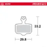 Moto-master 730633 Avid 2-piston Organische Scheibenbremsbeläge, Grey, One Size