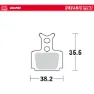 Moto-master 730733 Formula C1 Organische Scheibenbremsbeläge, Grey, One Size