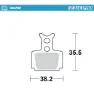 Moto-master 730746 Formula C1 Sinterbremsbeläge, Grey, One Size