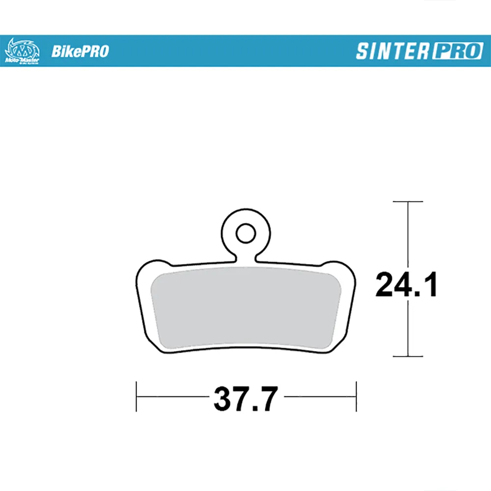Moto-master 730846 Sram 4-piston Sinterbremsbeläge, Grey, One Size Moto-master 730846 Sram 4-piston Sinterbremsbeläge, Grey, One Size