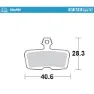Moto-master 731346 Sinterbremsbeläge, Grey, One Size