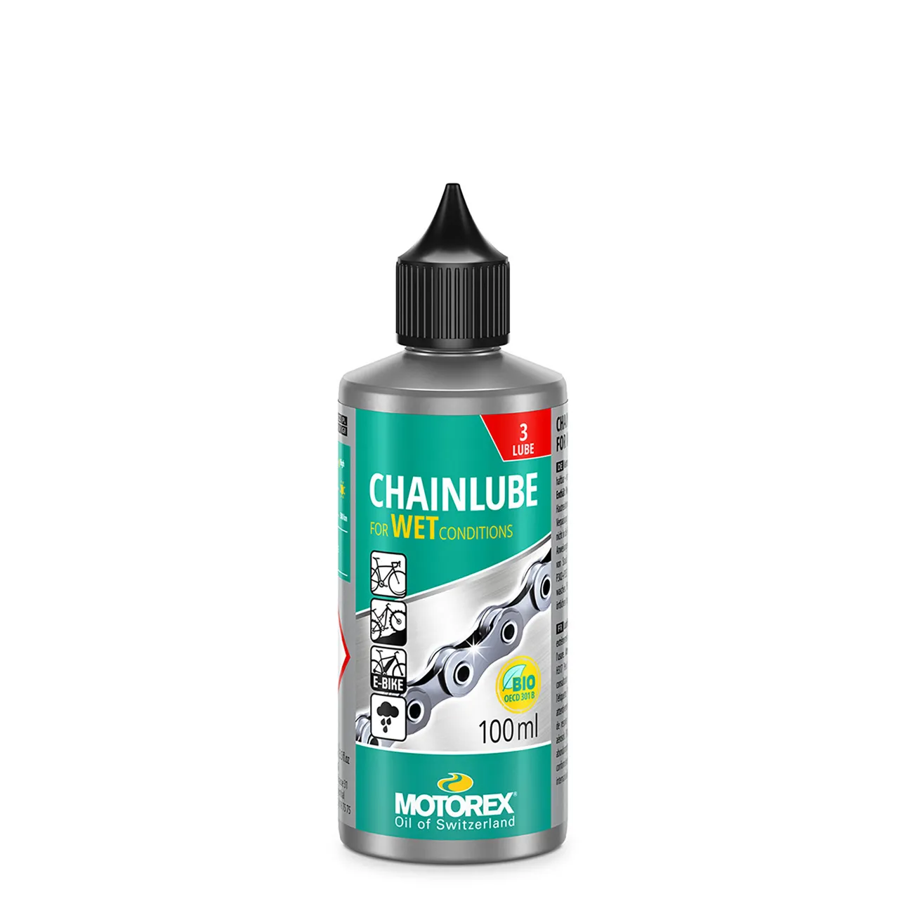 Motorex Kettenschmiermittel feuchte Bedingungen Unisex, grau, 100ml Motorex Kettenschmiermittel feuchte Bedingungen Unisex, grau, 100ml