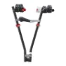 MOTTEZ Hängefahrradträger für 2 Fahrräder mit Buchplatz mit Diebstahlschutz Befestigung rapide an Kugel Jupiter homologue Unisex, schwarz, TU