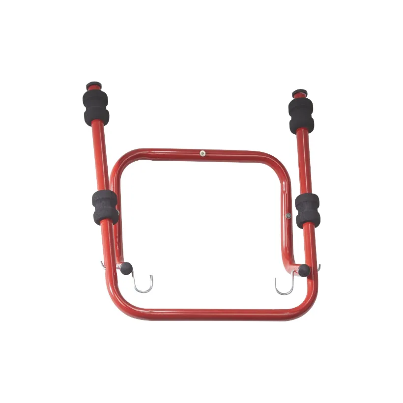 MOTTEZ Wandhalterung für 2 Fahrräder, klappbar Unisex, rot, 44 x 52 x 30cm MOTTEZ Wandhalterung für 2 Fahrräder, klappbar Unisex, rot, 44 x 52 x 30cm