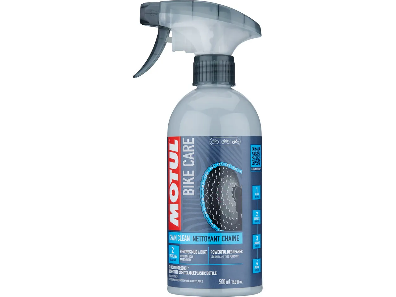 Motul Chain Clean Kettenreiniger, Sprühflasche, 500ml Motul Chain Clean Kettenreiniger, Sprühflasche, 500ml