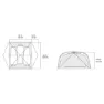 Mountain Hardwear Aspect 3p Zelt, Grey ice, 3PL