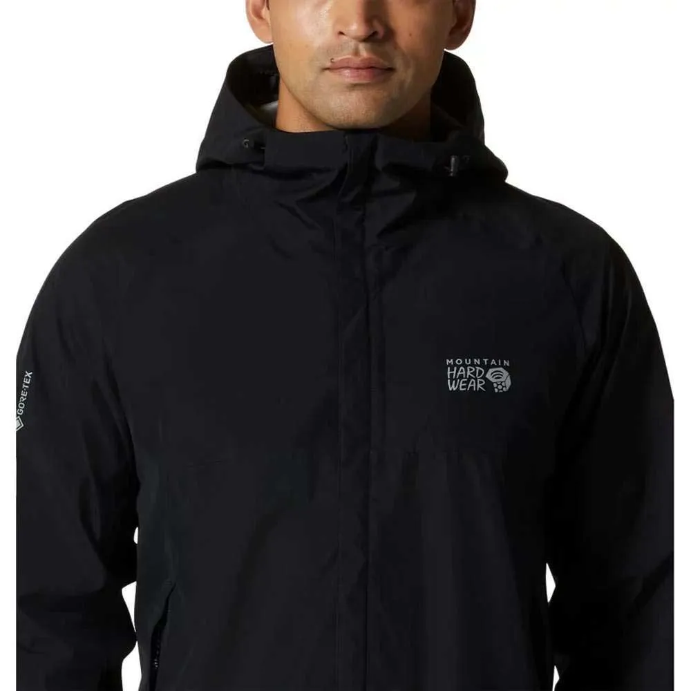 Mountain Hardwear Exposure Goretex Jacke, Black Mountain Hardwear Exposure Goretex Jacke, Black
