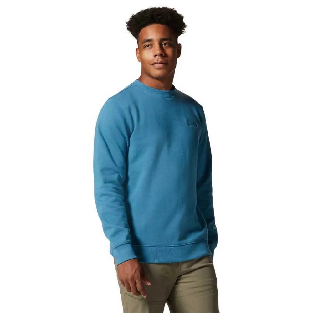Mountain Hardwear Mhw Logo Crew Sweatshirt, Caspian Mountain Hardwear Mhw Logo Crew Sweatshirt, Caspian