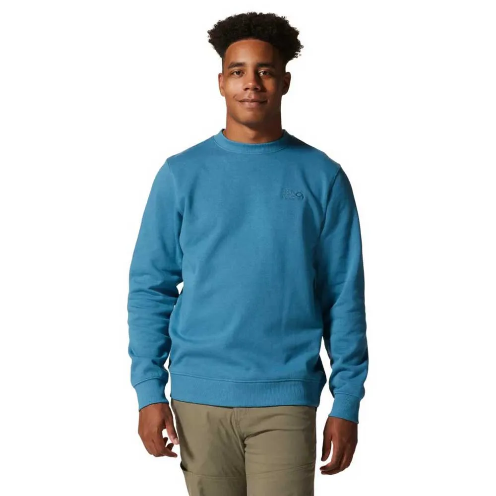 Mountain Hardwear Mhw Logo Crew Sweatshirt, Caspian Mountain Hardwear Mhw Logo Crew Sweatshirt, Caspian