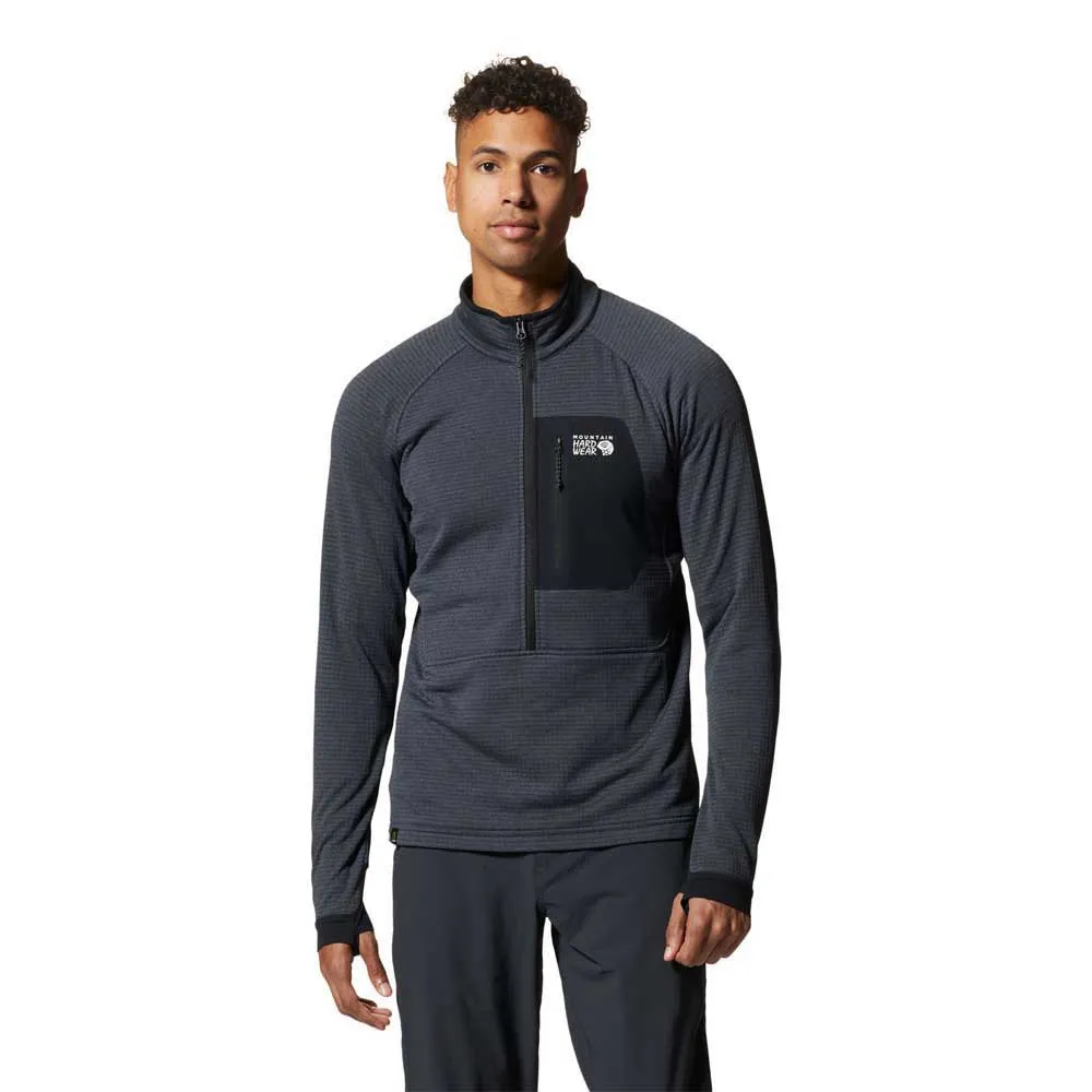 Mountain Hardwear Polartec® Power Grid Fleece Mit Halbem Reißverschluss