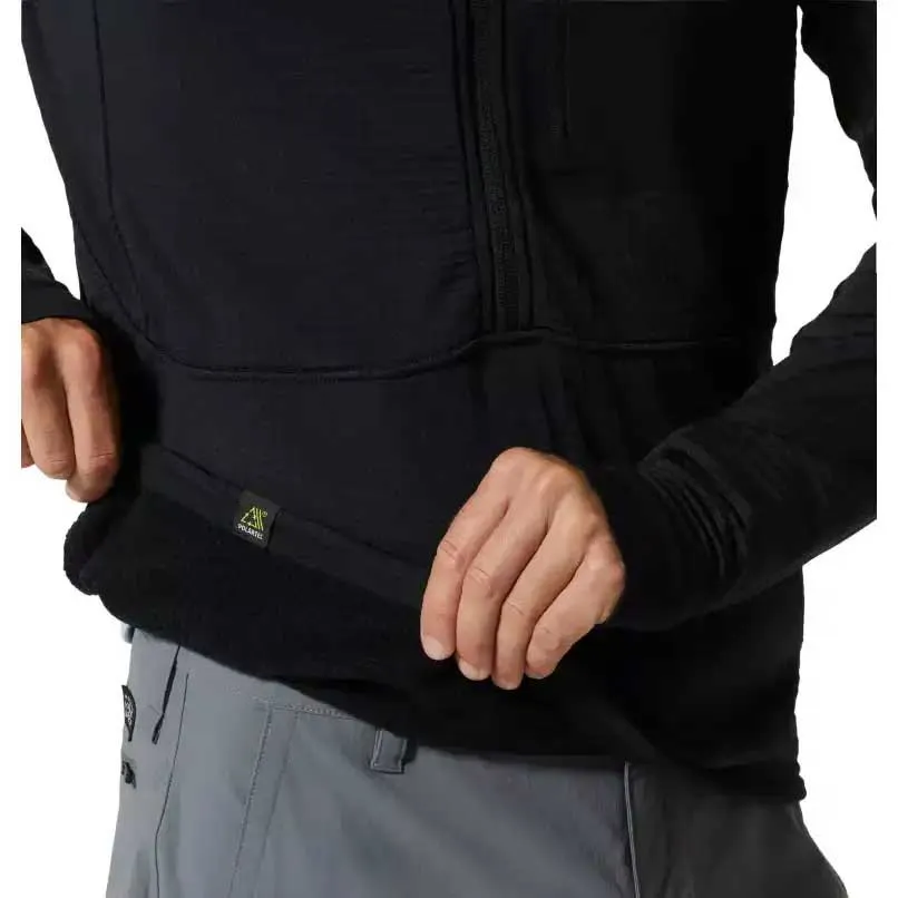 Mountain Hardwear Polartec® Power Grid™ Jacke, Black Mountain Hardwear Polartec® Power Grid™ Jacke, Black