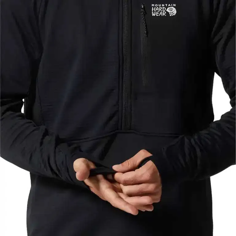 Mountain Hardwear Polartec® Power Grid™ Jacke, Black Mountain Hardwear Polartec® Power Grid™ Jacke, Black