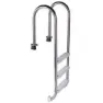 Mountfield Azuro Schmale 3-stufige Kunststoff-poolleiter Für Aufstellbecken 110 Cm, Stainless steel, One Size