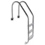 Mountfield Azuro Standard 3-stufige Kunststoffleiter Für Aufstellpools 110 Cm, Stainless steel, One Size