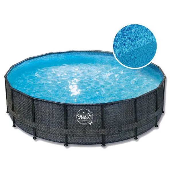 Mountfield Swing Elite-pool Mit Rattanrahmen Mountfield Swing Elite-pool Mit Rattanrahmen