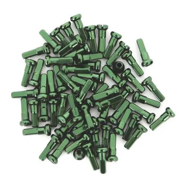 MSC BIKES 14 Mm Fahrradnippel 100 Einheiten, Green, One Size MSC BIKES 14 Mm Fahrradnippel 100 Einheiten, Green, One Size