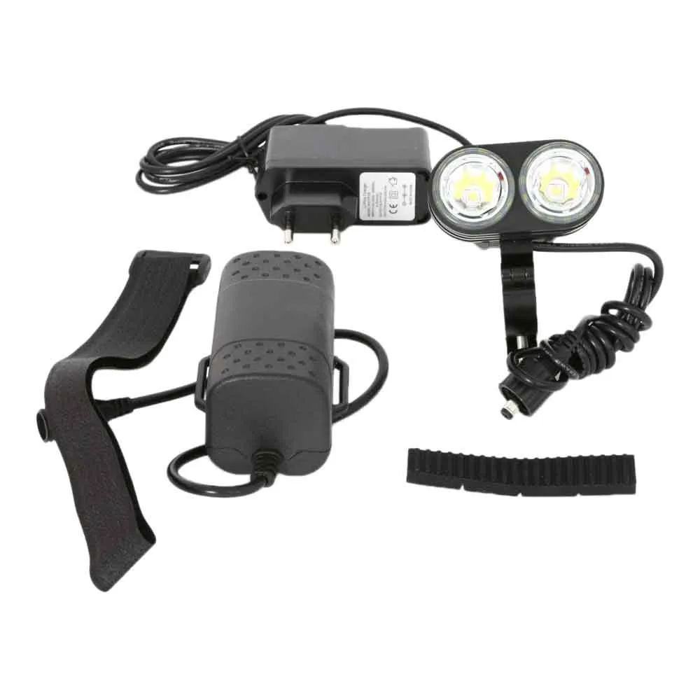 MSC BIKES 2000 Double Frontlicht, Black, 2000 Lumina MSC BIKES 2000 Double Frontlicht, Black, 2000 Lumina