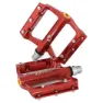 MSC BIKES Alu Plataform Crmo Pedale, Red, One Size