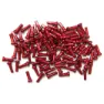 MSC BIKES Alu7075t6 Brustwarzen 100 Einheiten, Red, 2.0 x 12mm