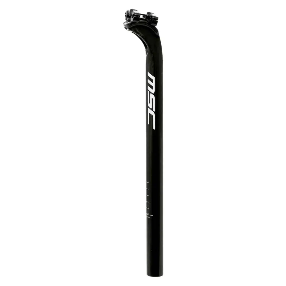 MSC BIKES Carbon Sattelstütze, Black, 400mm, 31.6mm