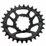 MSC BIKES Direct Mount Sram Bb30 Oval Kettenblatt, Black, 28t