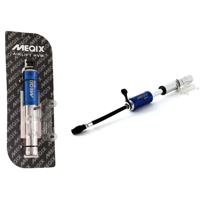 MSC BIKES High Volume Mtb Medium Mini-pumpe, Blue, One Size MSC BIKES High Volume Mtb Medium Mini-pumpe, Blue, One Size