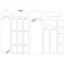 MSC BIKES Impakt 0.3 Mm E-bike Rahmenschutzaufkleber, Clear, One Size