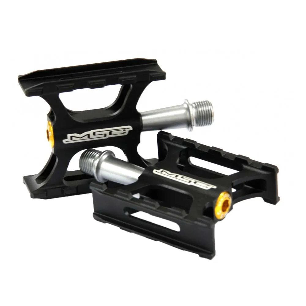 MSC BIKES Microflat Crmo Pedale, Black, One Size MSC BIKES Microflat Crmo Pedale, Black, One Size