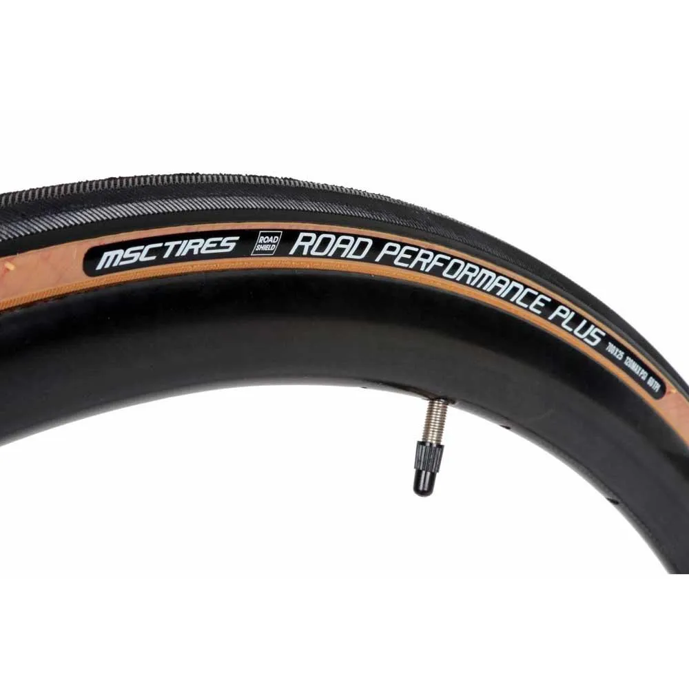 MSC BIKES Performance Plus Road Shield Br 700c X 25 Rennradreifen, Black, 700C x 25 MSC BIKES Performance Plus Road Shield Br 700c X 25 Rennradreifen, Black, 700C x 25