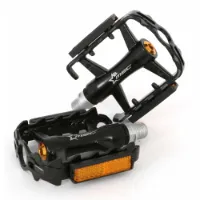 MSC BIKES Plataform Crmo Reflector Pedale MSC BIKES Plataform Crmo Reflector Pedale
