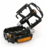 MSC BIKES Plataform Crmo Reflector Pedale, Black, One Size