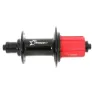 MSC BIKES Qr Hinterradnabe, Black / red, 24H, 10 x 130mm