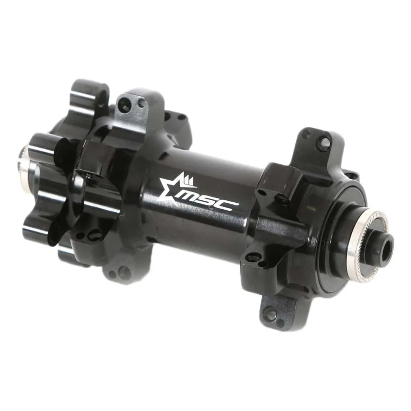 MSC BIKES Qr Ibr Disc Vorderradnabe, Black, 24H, 9 x 100mm MSC BIKES Qr Ibr Disc Vorderradnabe, Black, 24H, 9 x 100mm