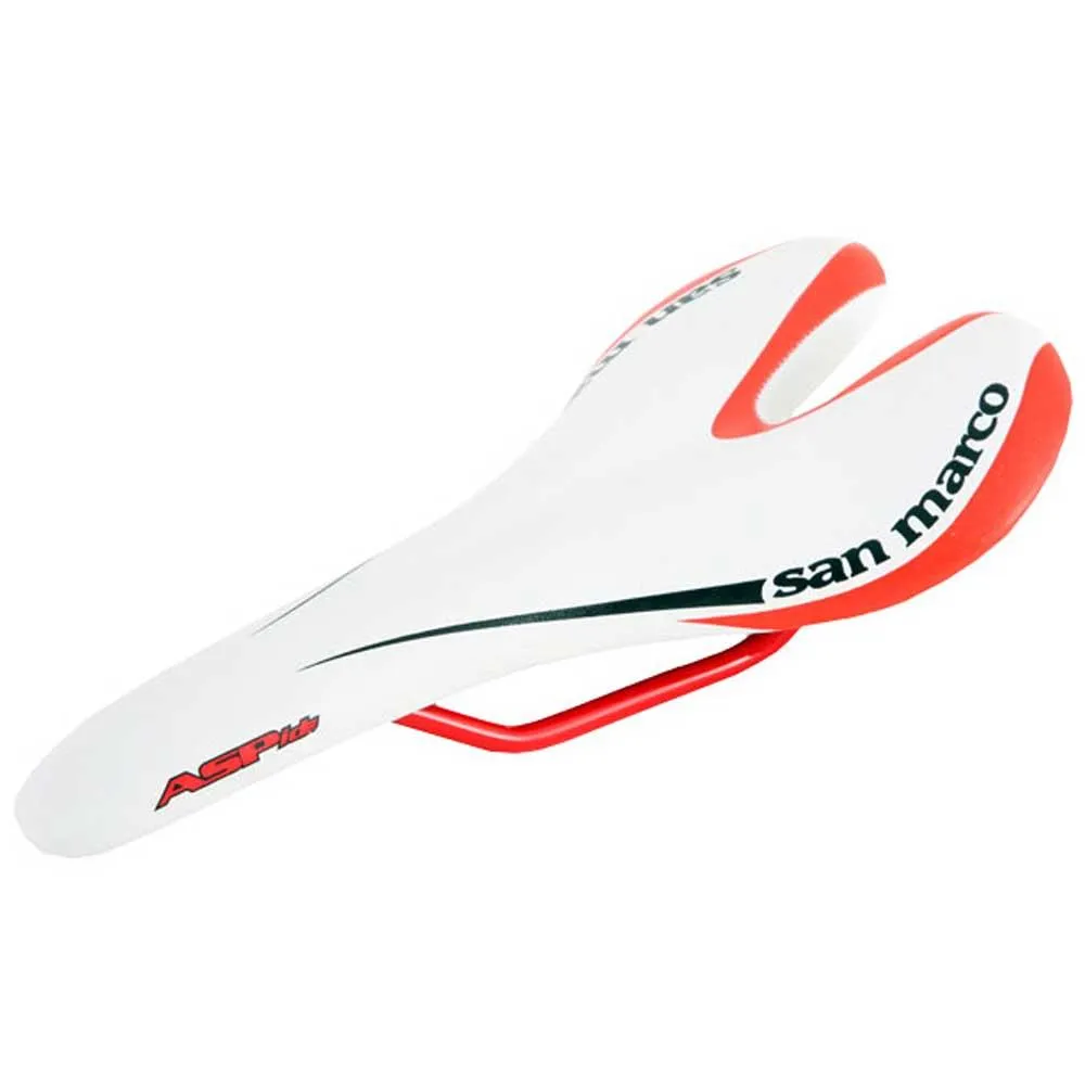 MSC BIKES San Marco Aspide Sattel, White, One Size MSC BIKES San Marco Aspide Sattel, White, One Size