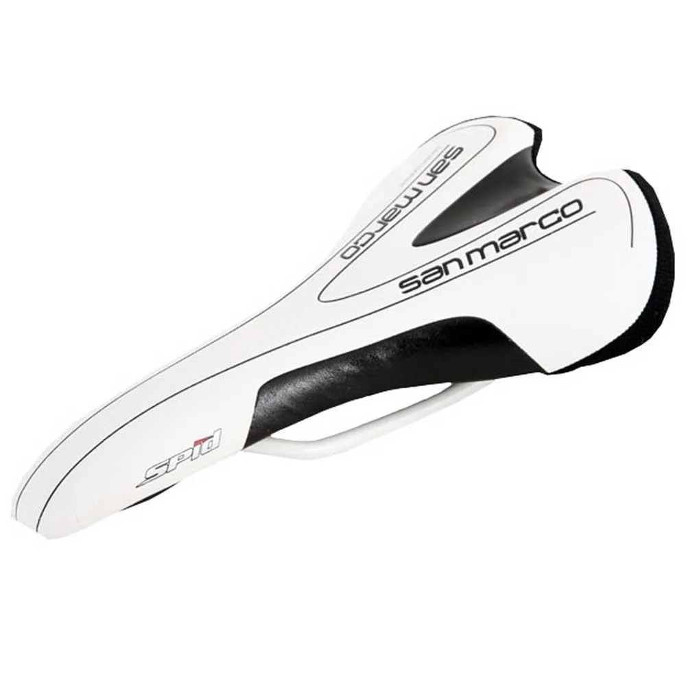 MSC BIKES San Marco Spid Aramidic Lining Sattel, White / black, One Size