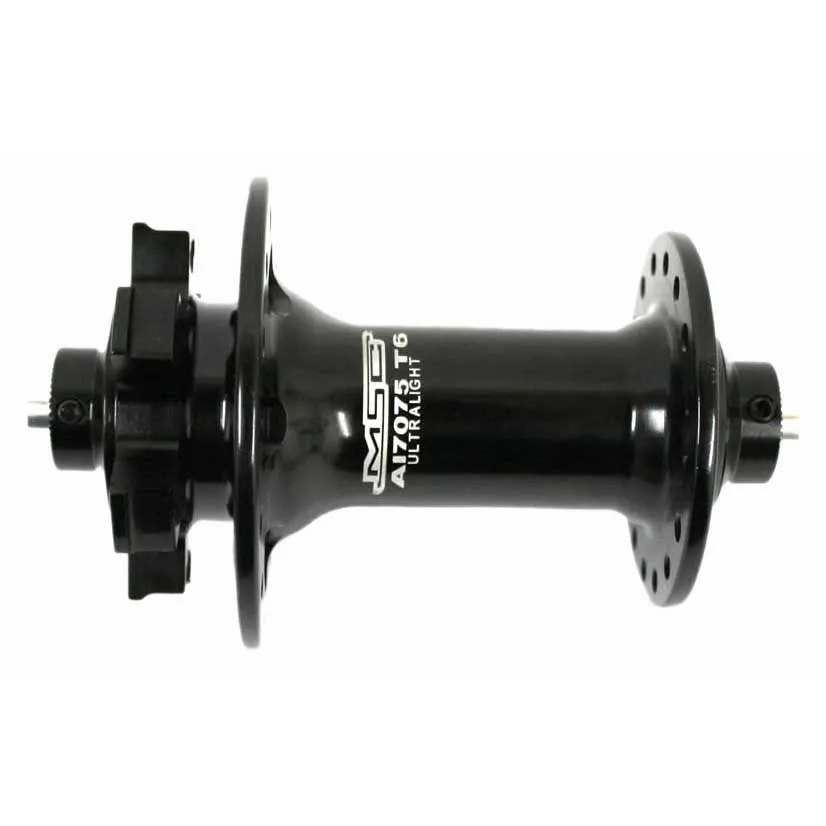 MSC BIKES Ult Disc Vorderradnabe, Black, 32H, 9 x 100mm MSC BIKES Ult Disc Vorderradnabe, Black, 32H, 9 x 100mm