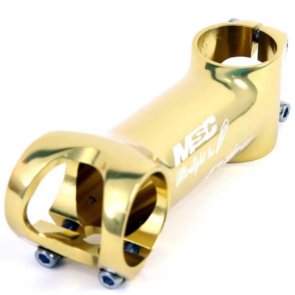 MSC BIKES Ult Line Stem Fahrradvorbau, Golden, 100mm MSC BIKES Ult Line Stem Fahrradvorbau, Golden, 100mm