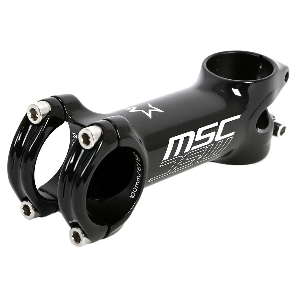 MSC BIKES Ultralight Fahrradvorbau, Black, 110mm, 6º MSC BIKES Ultralight Fahrradvorbau, Black, 110mm, 6º