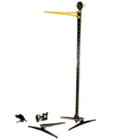 MTB Hopper Handyhalterung Mit Kranich Der über Eine Sternenstange Springt MTB Hopper Handyhalterung Mit Kranich Der über Eine Sternenstange Springt