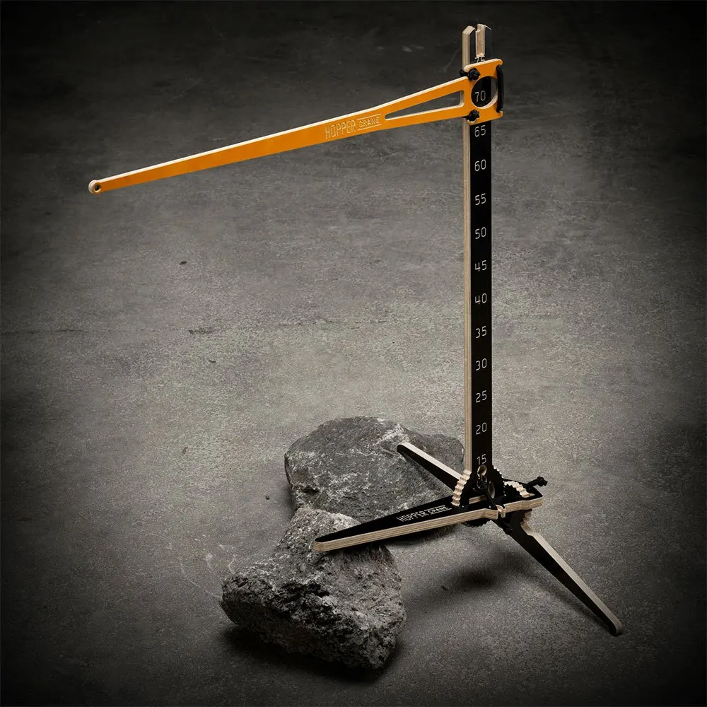 MTB Hopper Handyhalterung Mit Kranich Der über Eine Sternenstange Springt, Black, 150kg MTB Hopper Handyhalterung Mit Kranich Der über Eine Sternenstange Springt, Black, 150kg