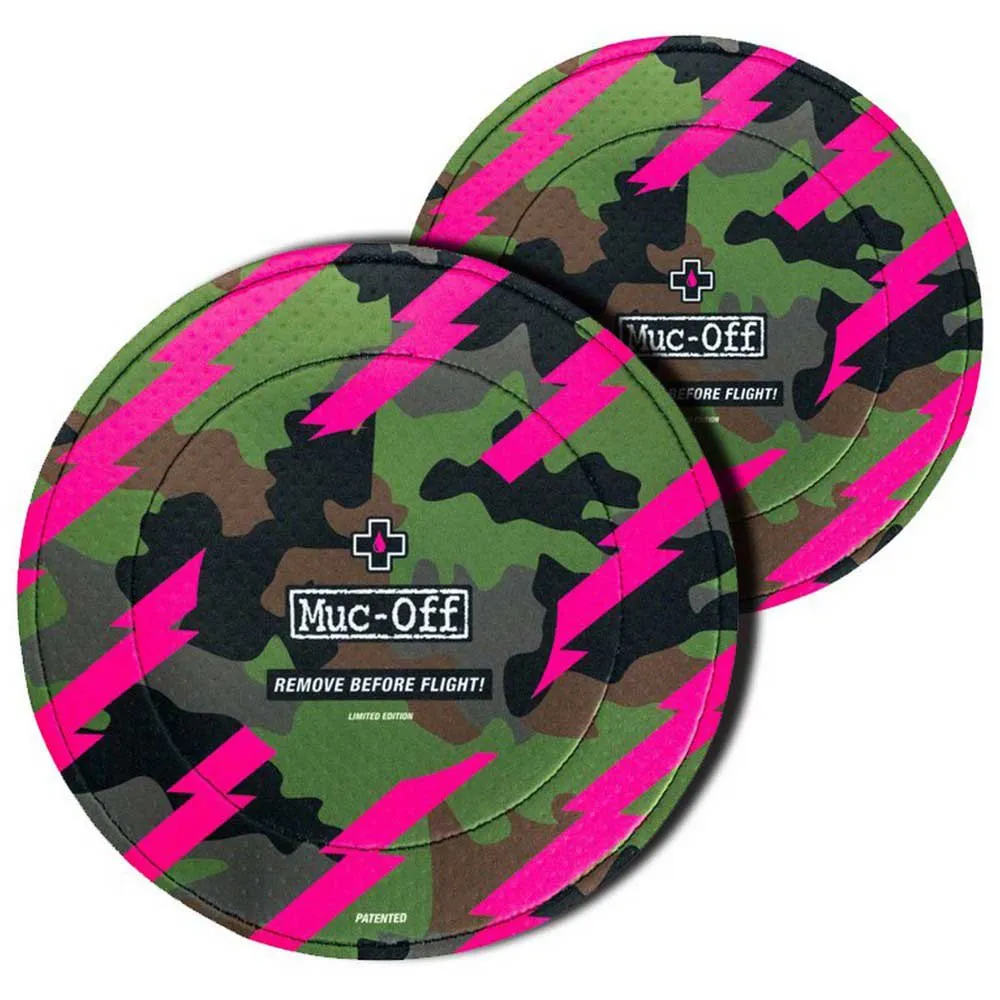 Muc-Off Bremsscheibenabdeckung 2 Einheiten Refurbished, Camo, One Size