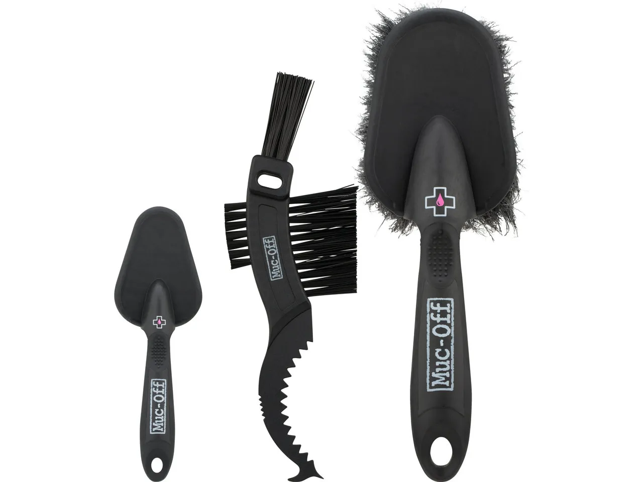 Muc-Off Brush-Set Bürstenset 3-tlg, Schwarz, one_size Muc-Off Brush-Set Bürstenset 3-tlg, Schwarz, one_size
